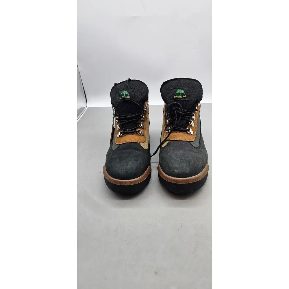 Timberland Field Boots Mens 8 Black Brown Green Waterproof Primaloft A5PWA
